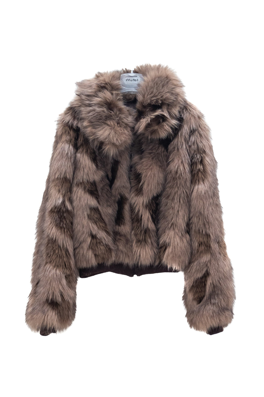 MOTEL Ecopelliccia Grigia con Polsi e Fondo a Costine - Mancinelli 1954