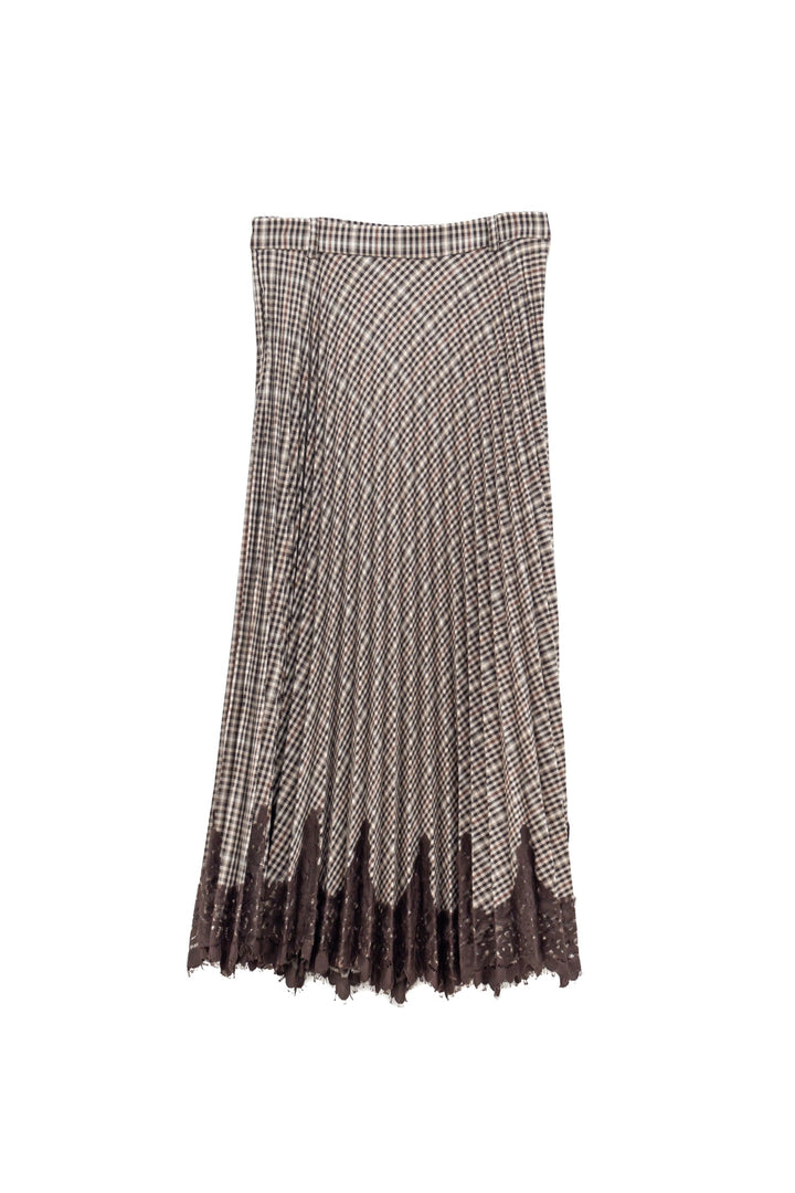 MOTEL Gonna a Quadri a soffietto con Pizzo - Mancinelli 1954