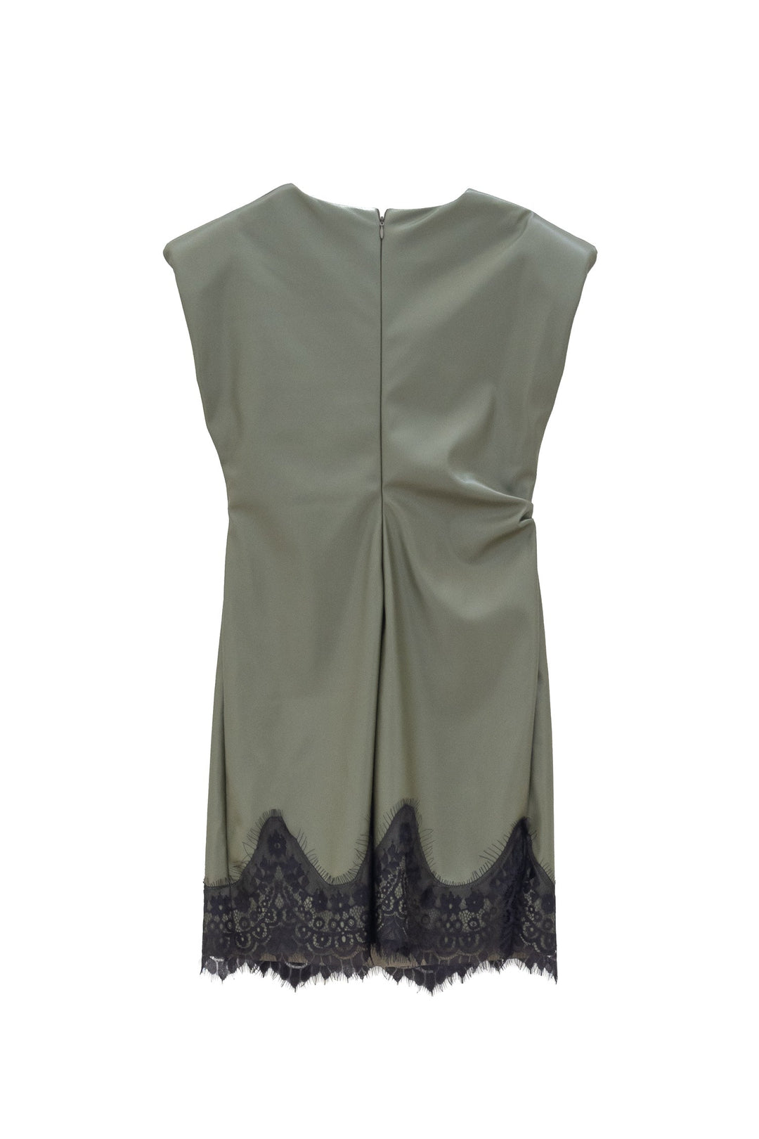 MOTEL Abito Verde con Dettaglio in Pizzo - Mancinelli 1954