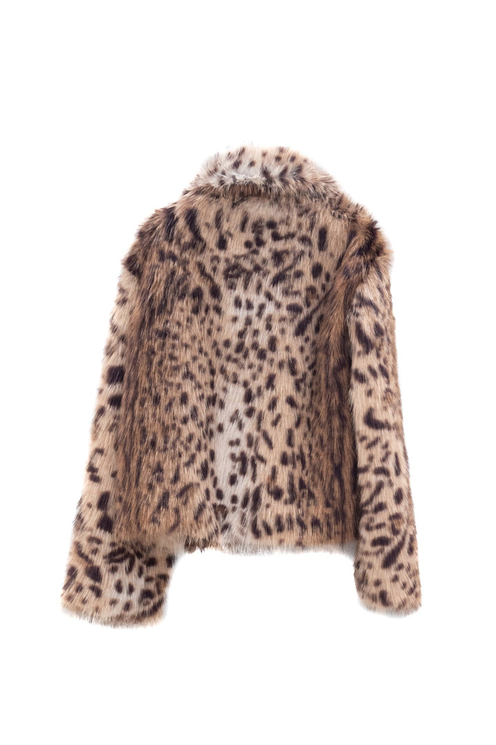 MOTEL Giacca in Ecopelliccia Animalier - Mancinelli 1954