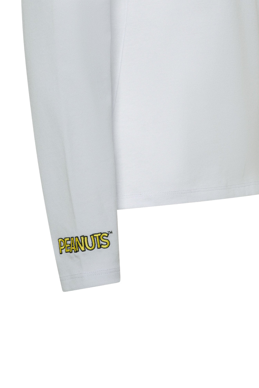 SUN 68 Polo slim Peanuts bianca in piquet di cotone - Mancinelli 1954