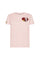 T-shirt girocollo Peanuts rosa in jersey di cotone