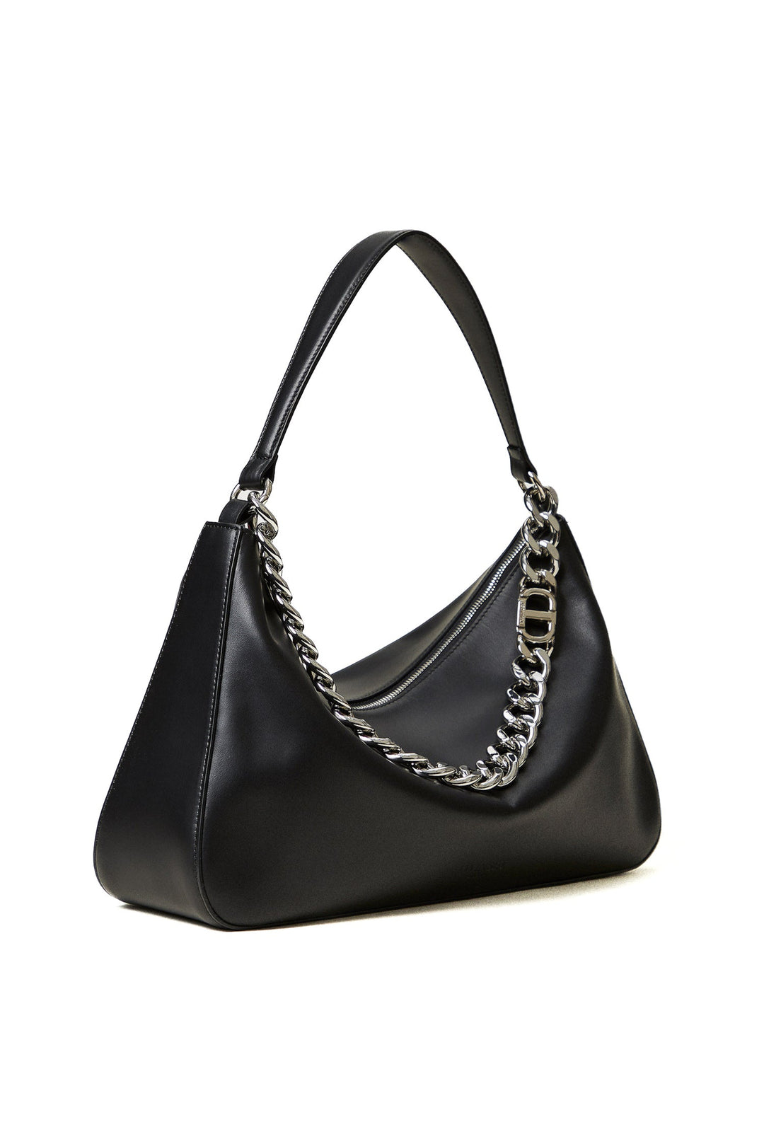 TWINSET Borsa 'Liliane' media nera in pelle - Mancinelli 1954