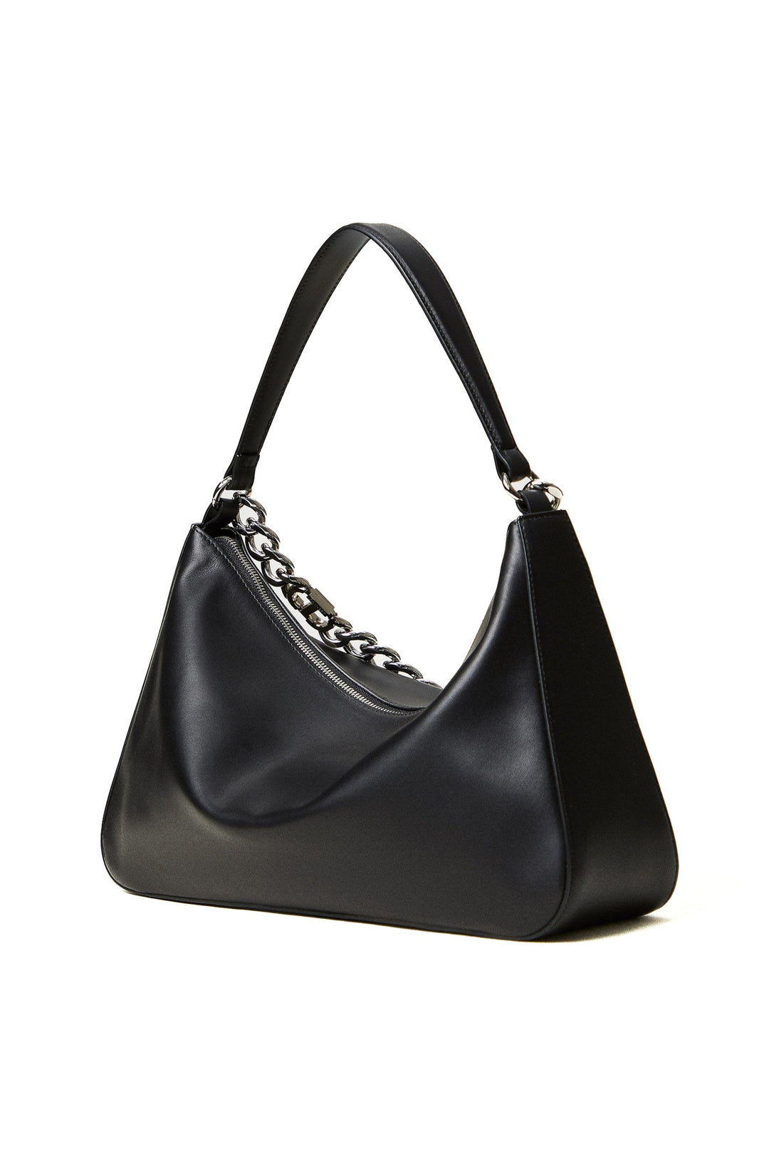 TWINSET Borsa 'Liliane' media nera in pelle - Mancinelli 1954