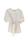 Vanilla top with puffed sleeves in parachute canvas