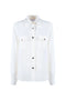 White “FLAMEL” shirt with chest pockets