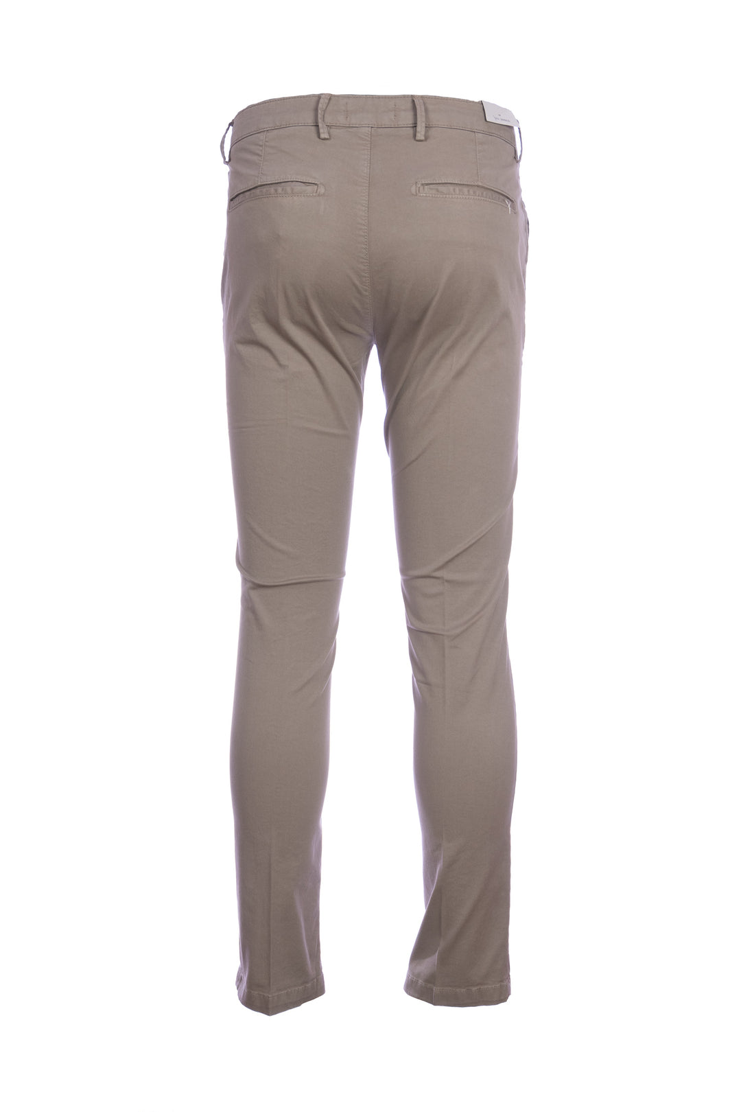 Pantalone fango in gabardina di cotone elasticizzato