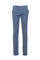 Pantalone “MORELLO” blu in misto cotone elasticizzato e seta