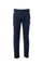 Pantalone “RETRO” blu navy check in lana vergine elasticizzata con una pince