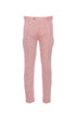 Pantalone “RETRO” rosa pesca in seta con una pince