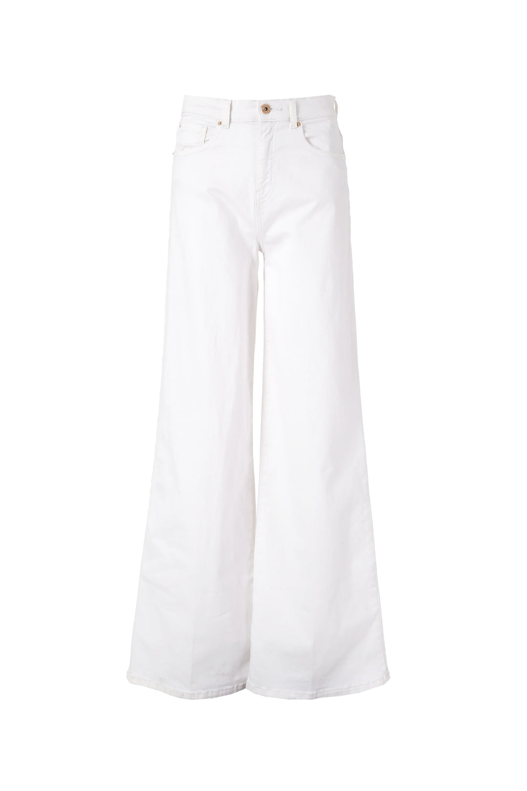 FRACOMINA Jeans wide leg in denim bianco - Mancinelli 1954