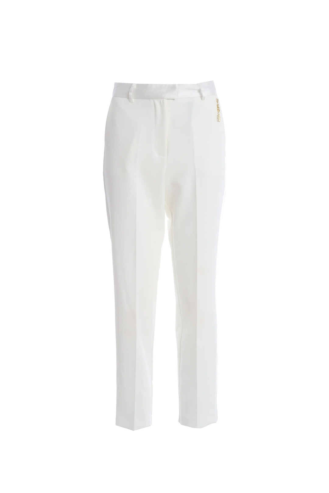 FRACOMINA Pantaloni a sigaretta eleganti bianchi - Mancinelli 1954