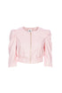 Giacca regular cropped rosa