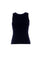 Top senza maniche nero in lurex