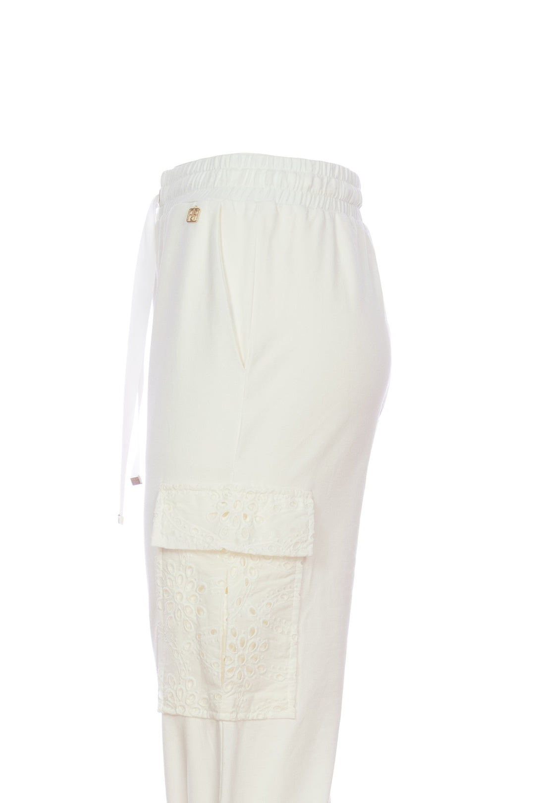 Pantalon jogger Regular en molleton crème