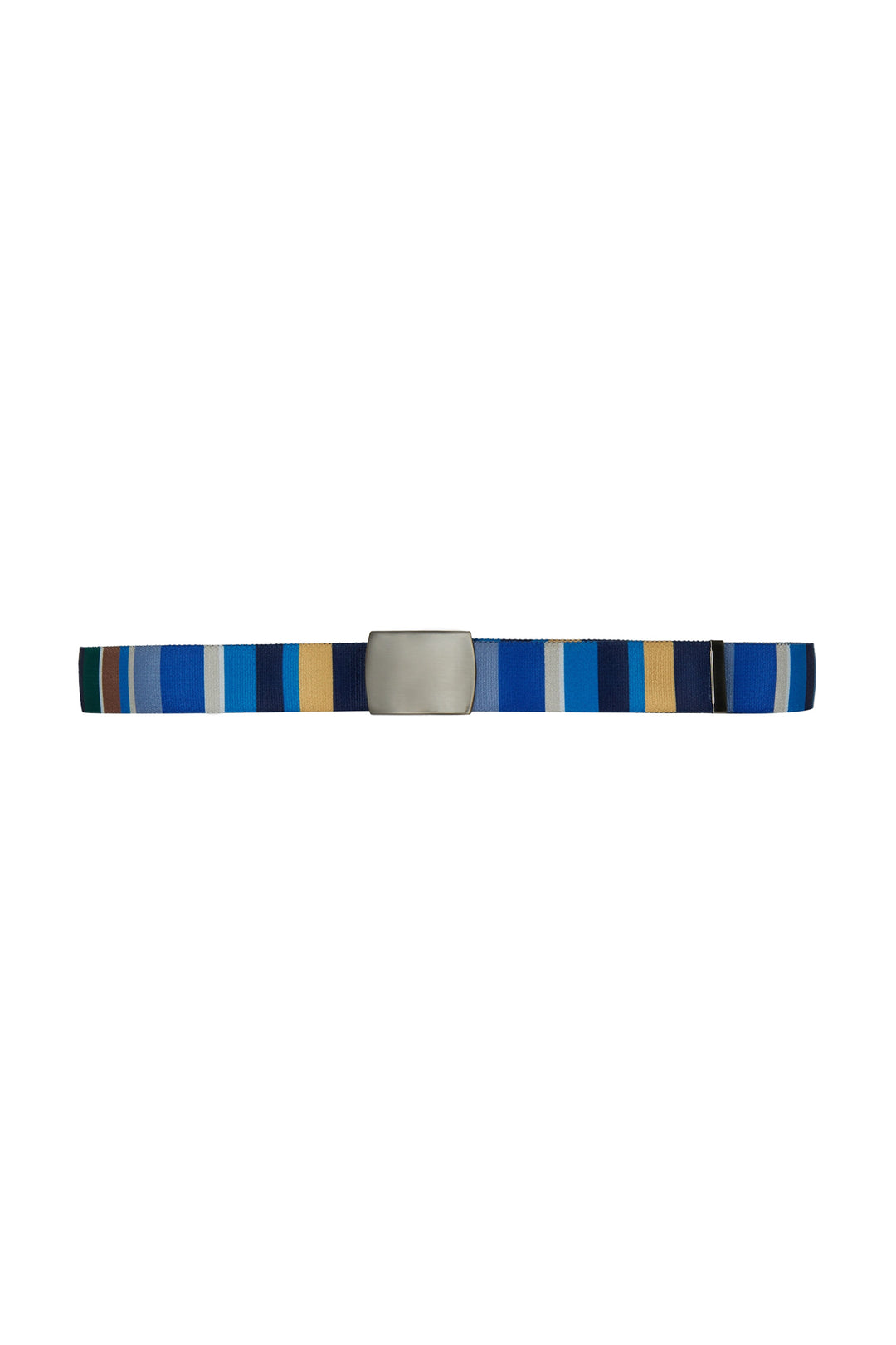 GALLO Cintura nastro elastica righe multicolor blu - Mancinelli 1954