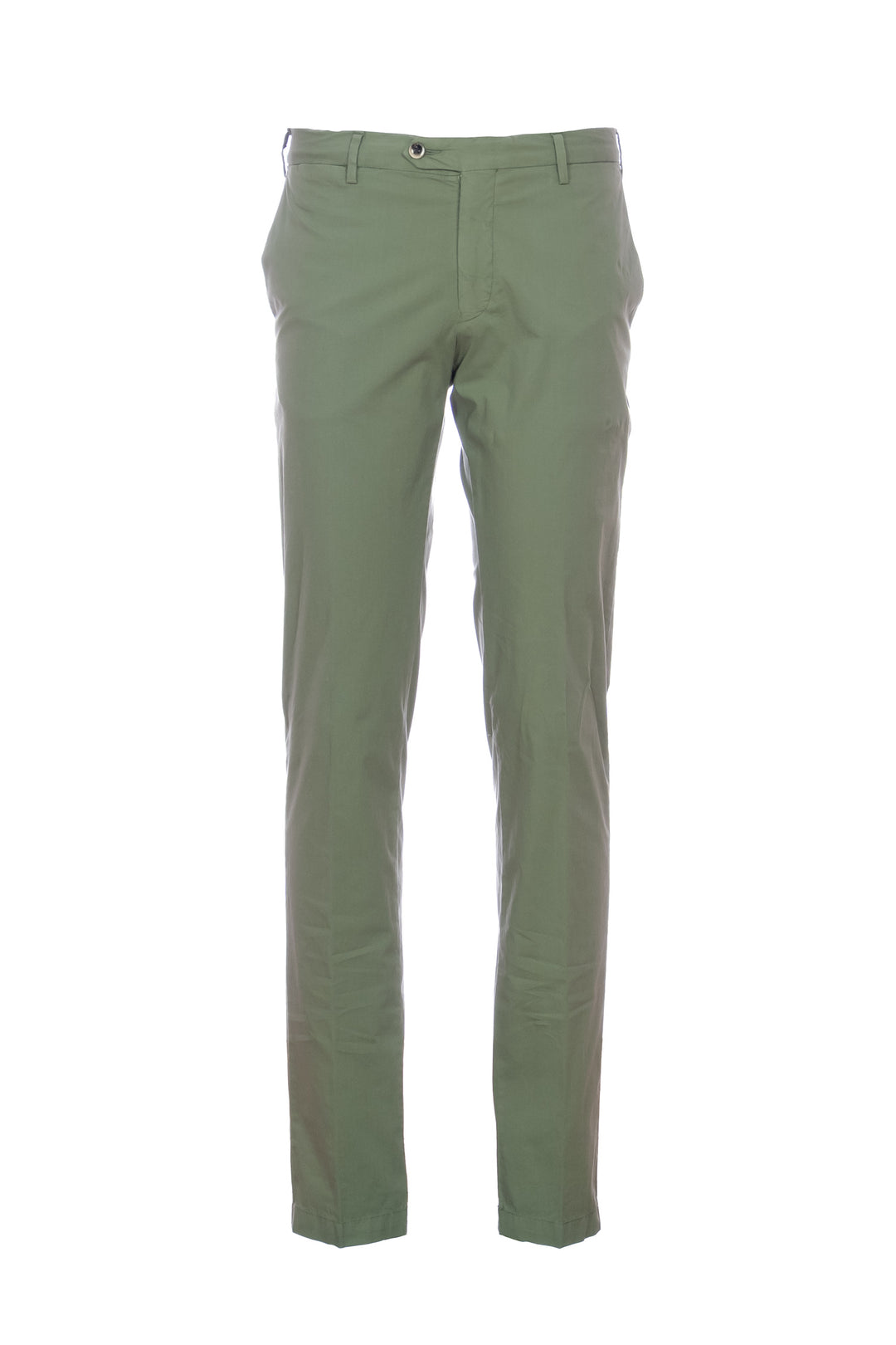 Germano Pantalone verde militare in cotone stretch - Mancinelli 1954