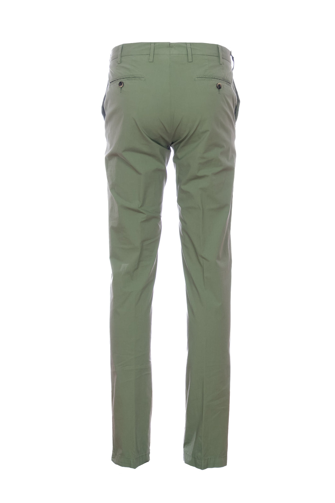 Germano Pantalone verde militare in cotone stretch - Mancinelli 1954