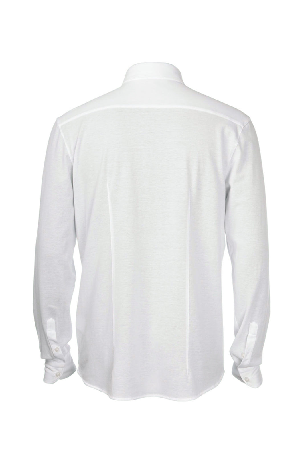 Camicia bianca in piquet di cotone light