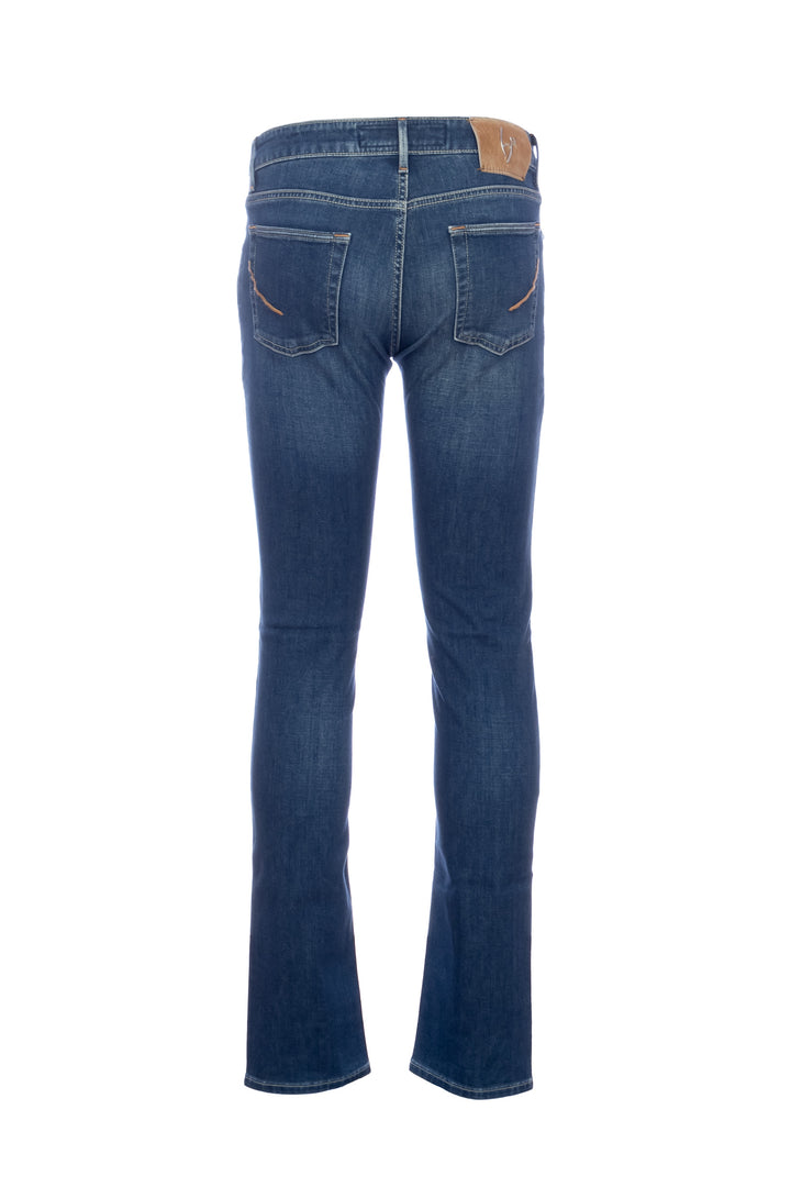 HANDPICKED Jeans 5 tasche “ORVIETO-C” in denim stretch lavaggio medio 12 - Mancinelli 1954