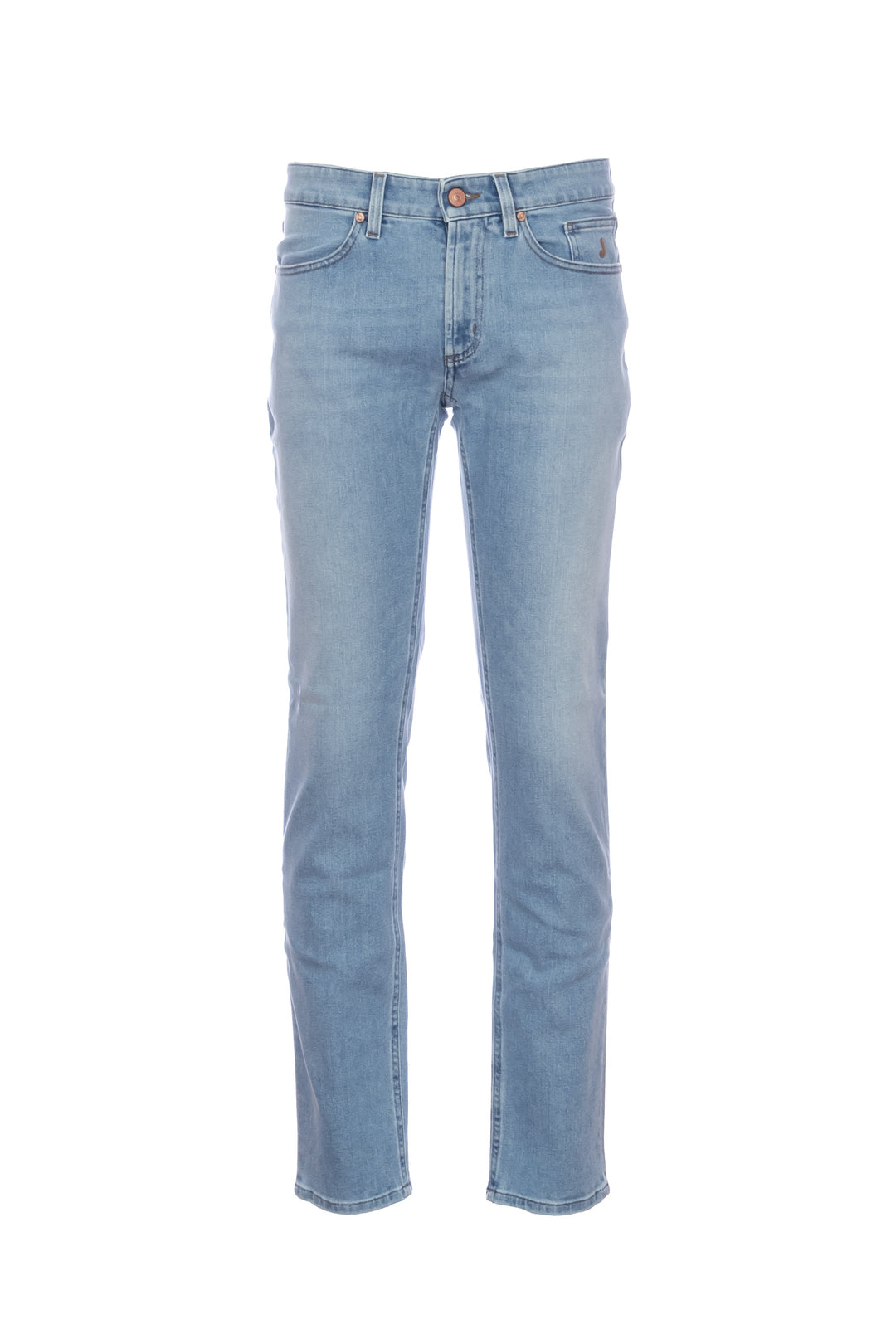 JECKERSON Jeans 5 tasche “JORDAN” in denim stretch lavaggio chiaro - Mancinelli 1954