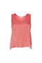Top ras du cou en satin rose