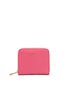 Small pink wallet with zip