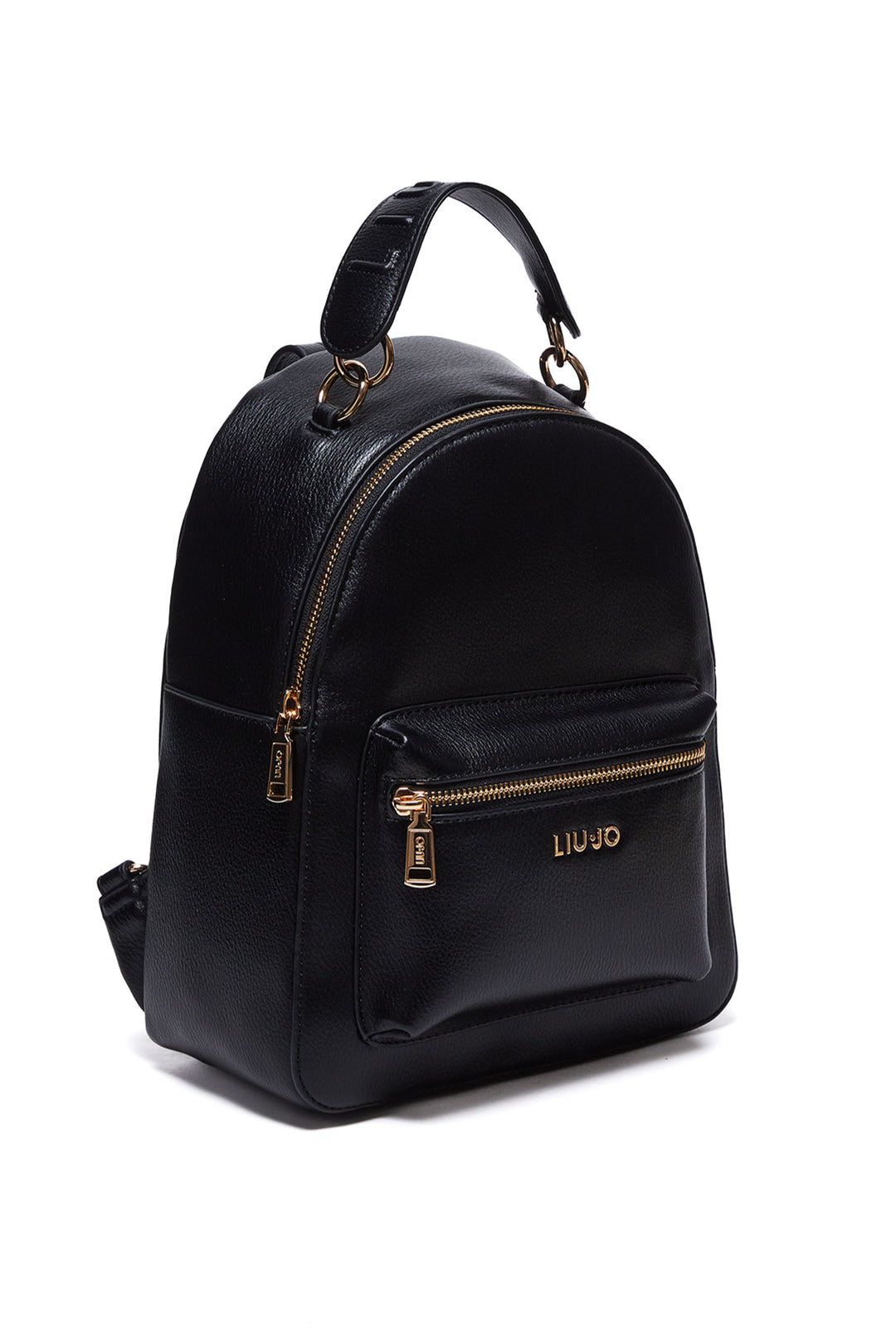 Sac à dos éco-durable noir effet foulonné