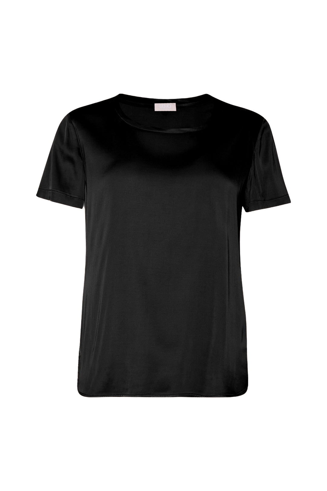 LIU JO T-shirt nera in raso - Mancinelli 1954