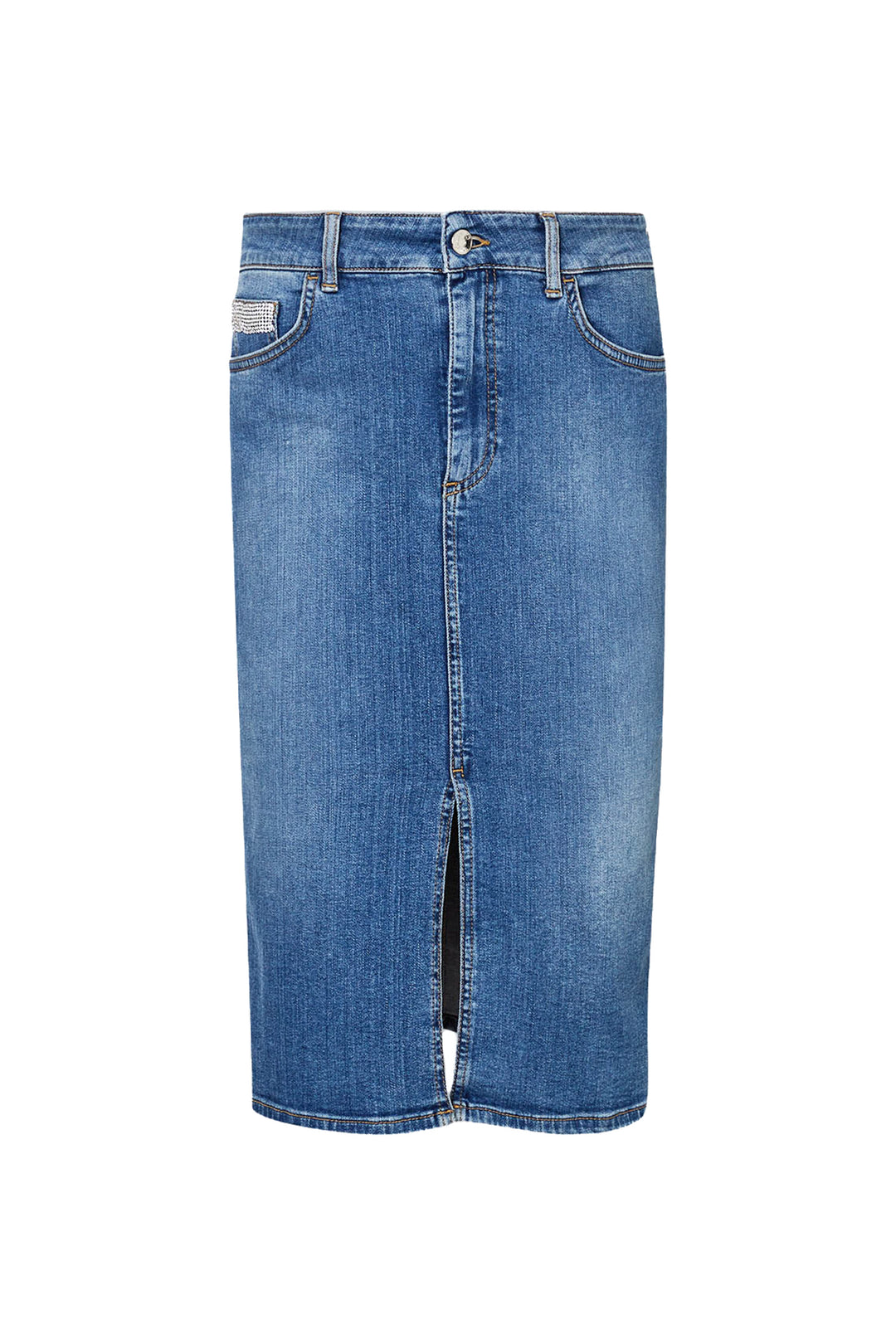 LIUJO Liu Jo Gonna In Denim Con Strass LIUJO Liu Jo Gonna In Denim Con Strass