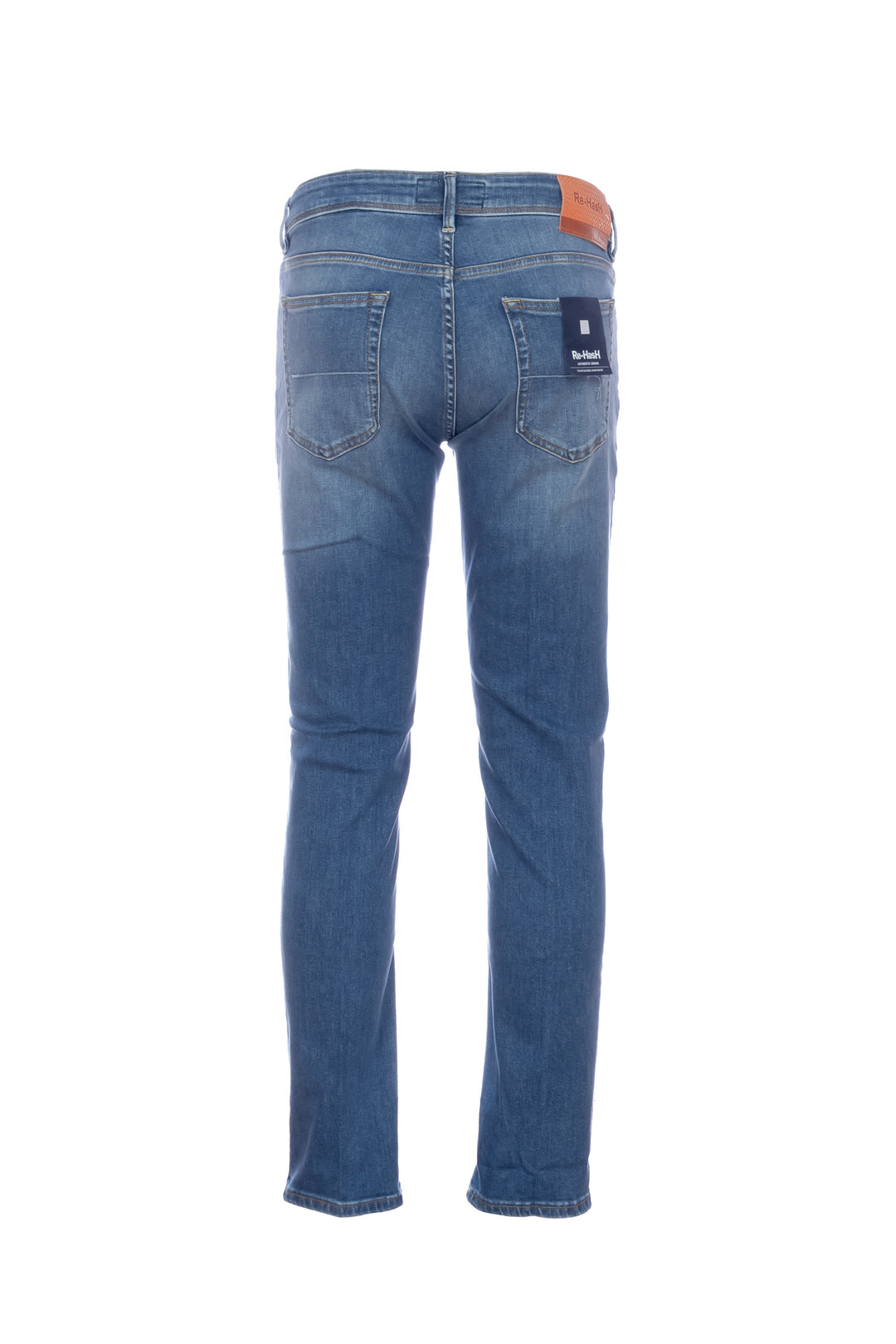 Jeans 5 tasche “RUBENS-30” in denim stretch lavaggio chiaro