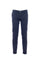Pantalone chinos “MUCHA” blu in cotone tencel con risvolto