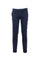 Pantalone chinos “MUCHA10” blu scuro in cotone tencel con risvolto