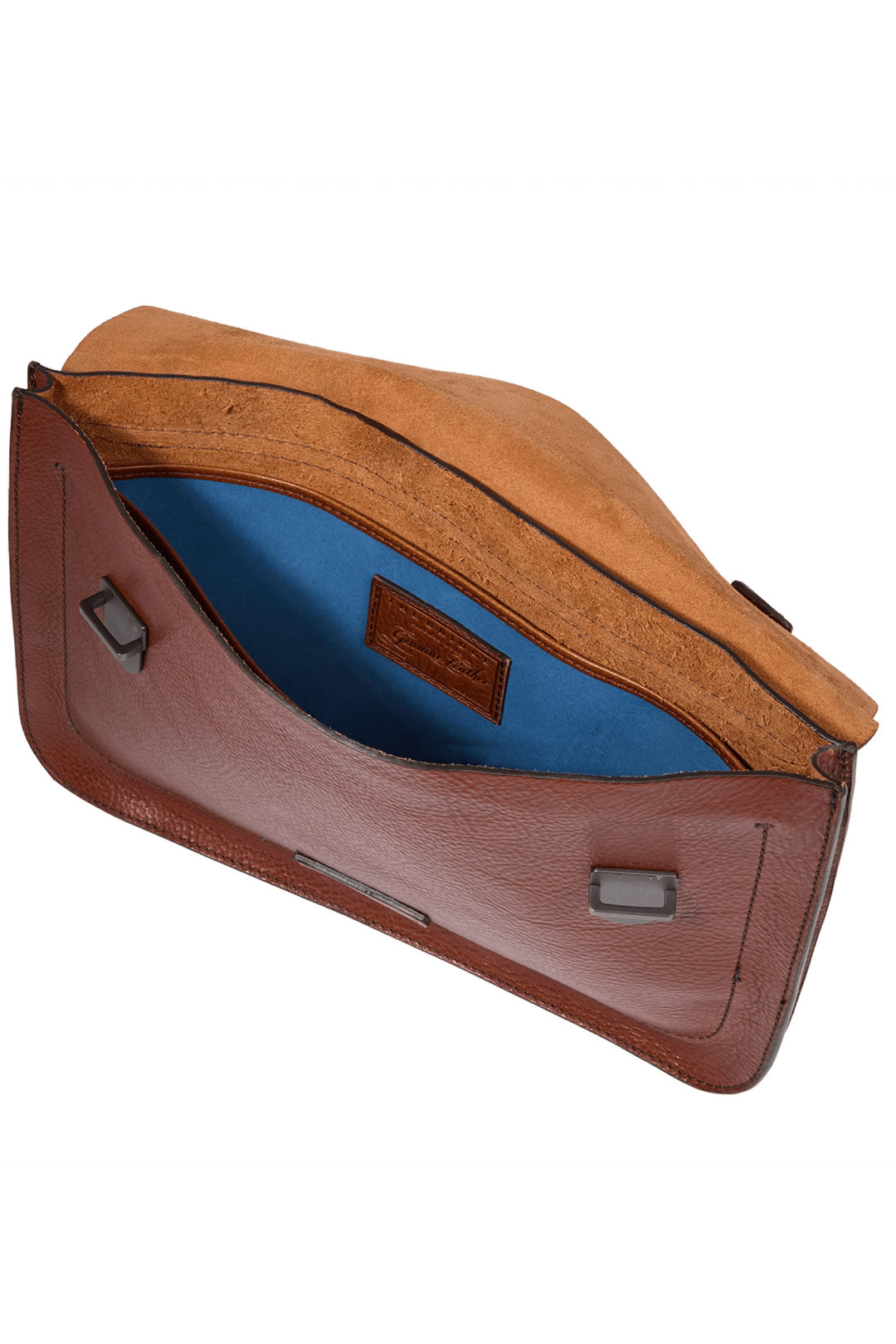 Brown leather laptop case