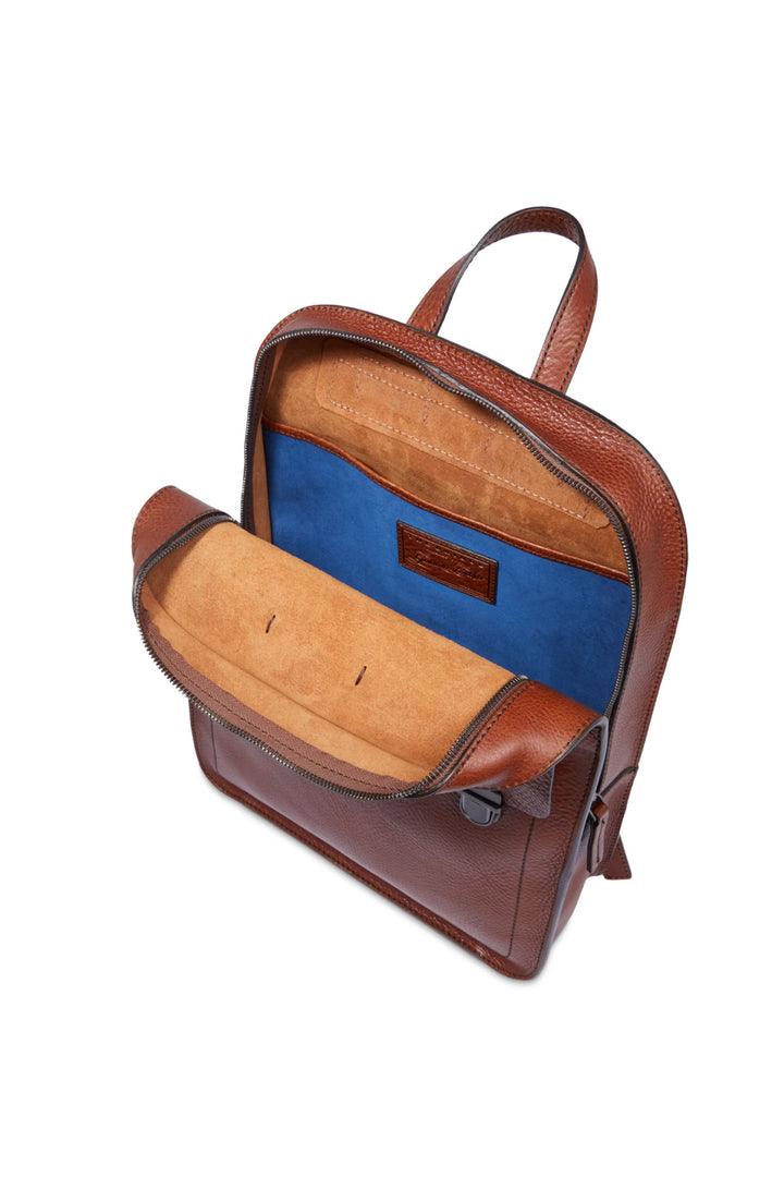 Zaino marrone in pelle