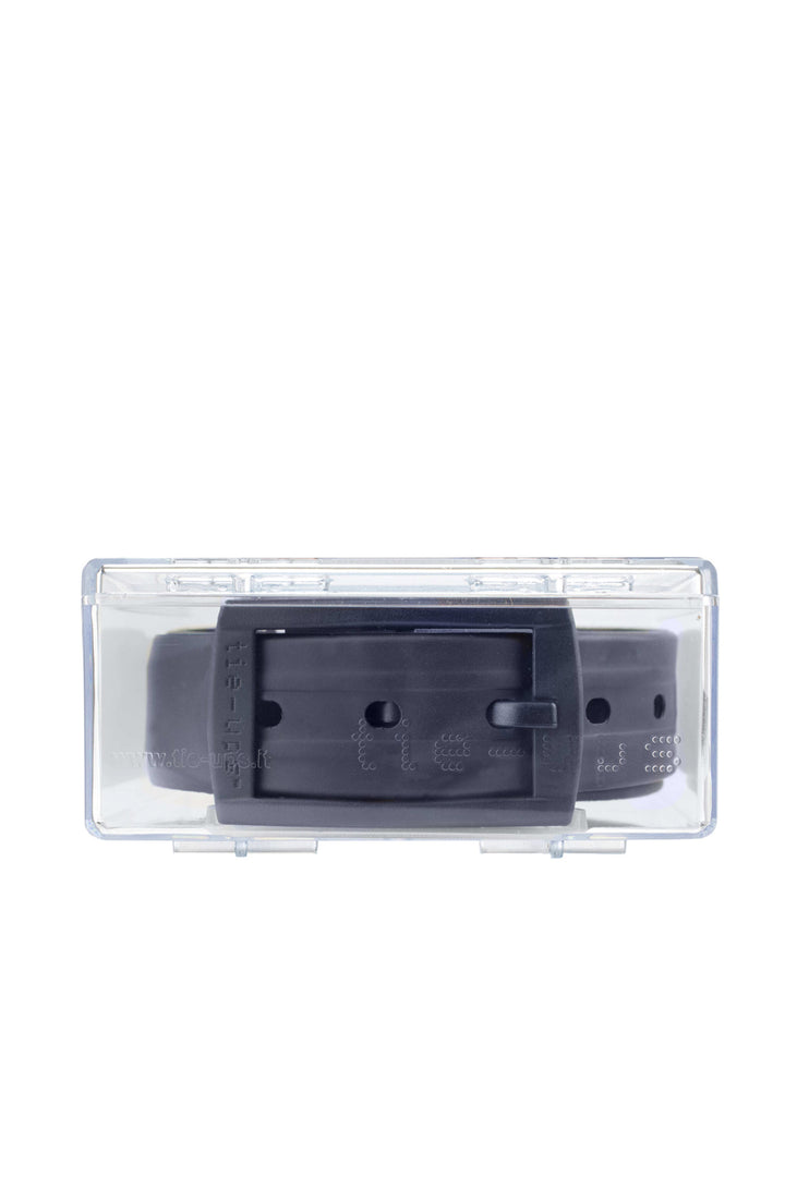 Basic solid color midnight blue belt