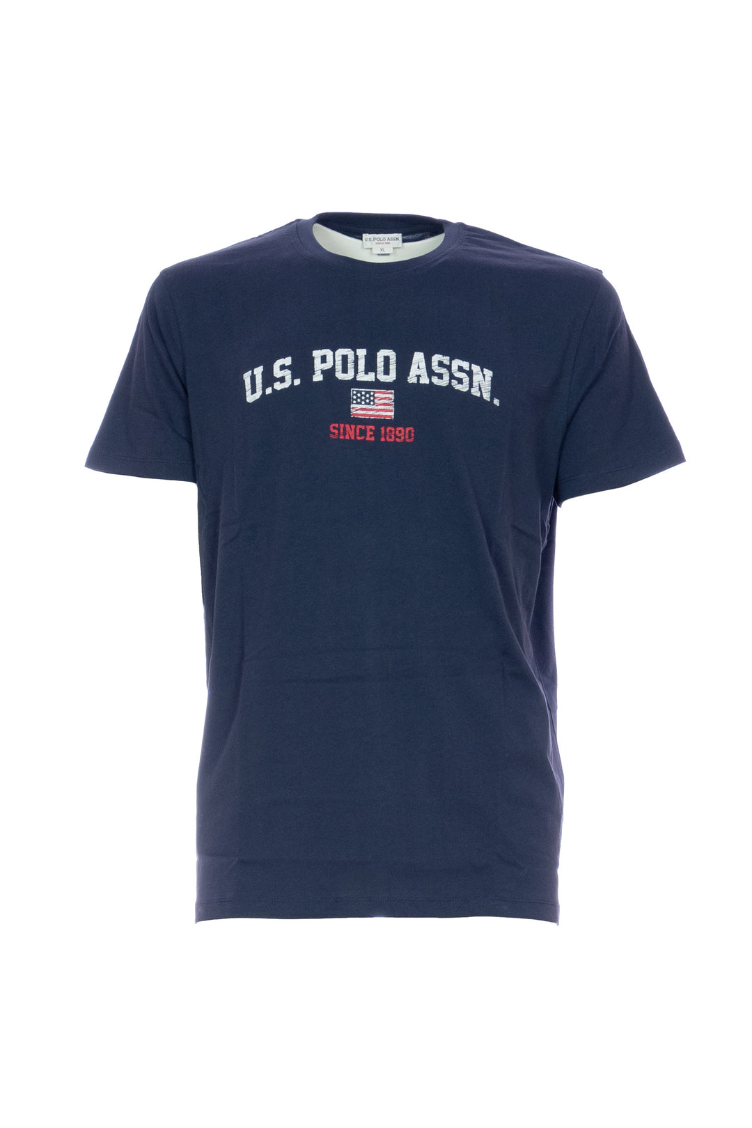 U.S. POLO ASSN. T-shirt blu navy in cotone con stampa U.S. Polo Assn. - Mancinelli 1954