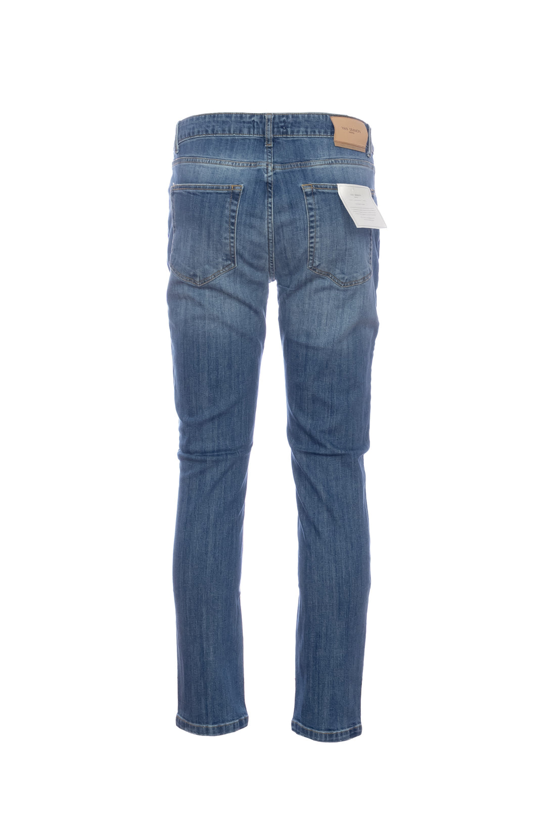 Jeans 5 tasche “BEN” in cotone stretch lavaggio medio