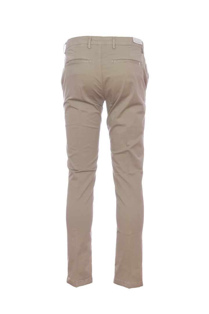 “STORY” mud trousers in stretch cotton gabardine