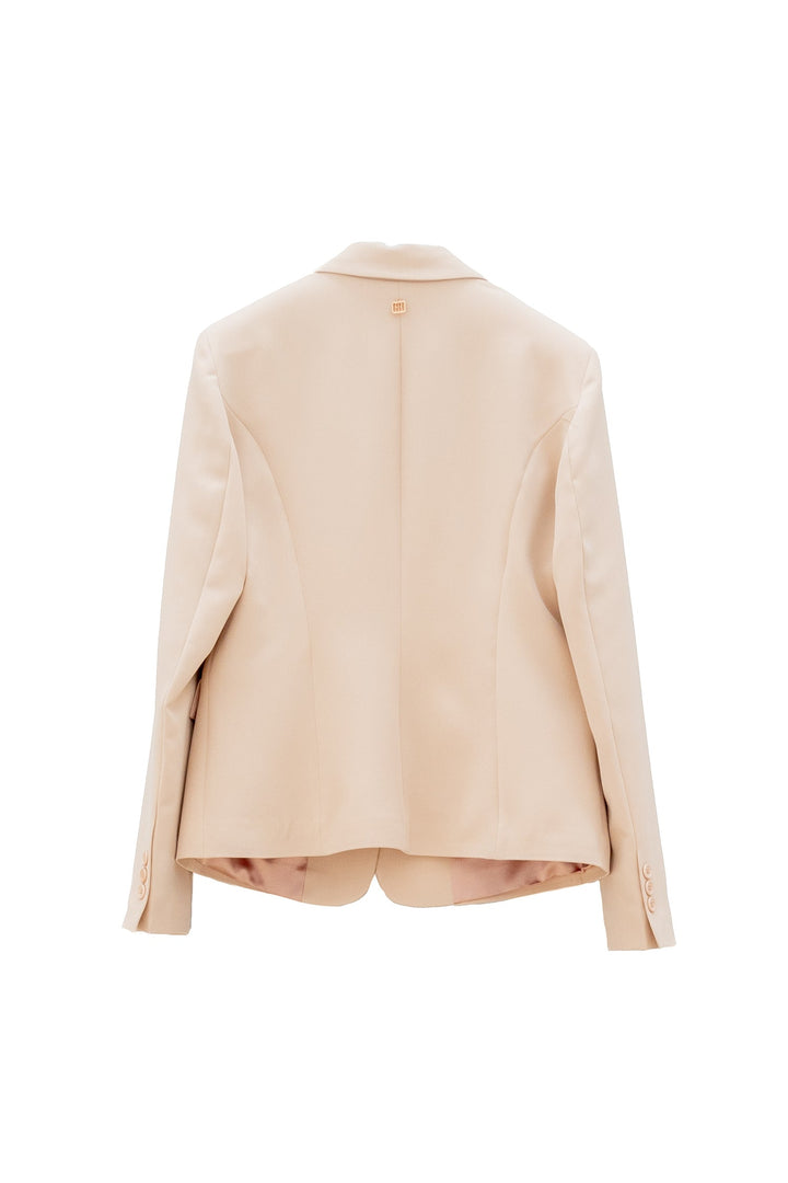 FRACOMINA Blazer regular monopetto fango - Mancinelli 1954