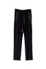 Regular fit black jogger pants in sweatshirt with rhinestones