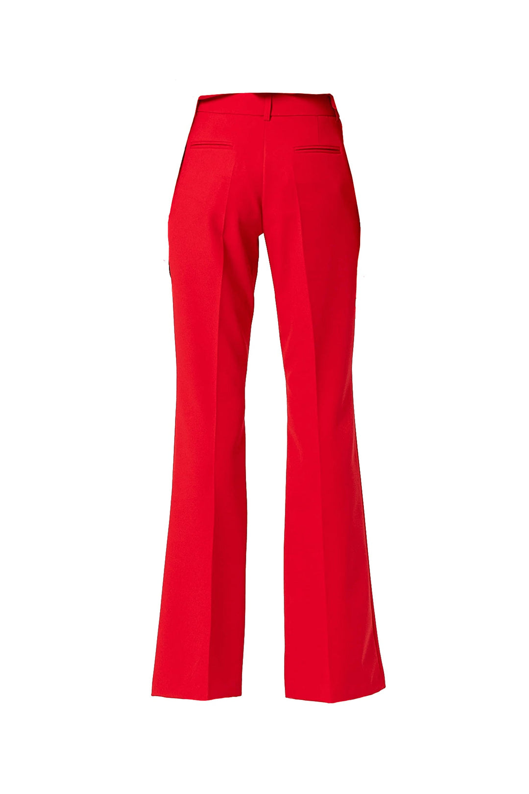 FRACOMINA Pantalone bootcut rosso con vita regolare - Mancinelli 1954