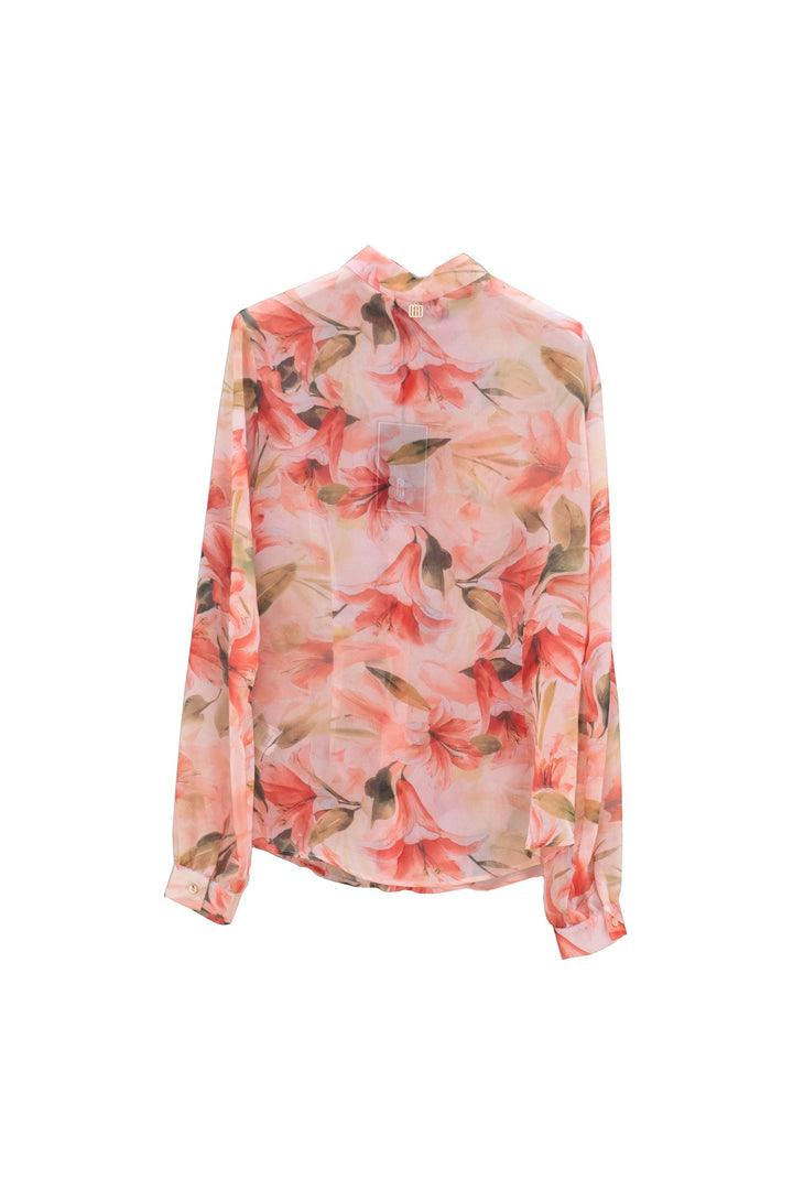 FRACOMINA Camicia regular in fantasia floreale - Mancinelli 1954