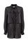 Black “Fire” georgette shirt