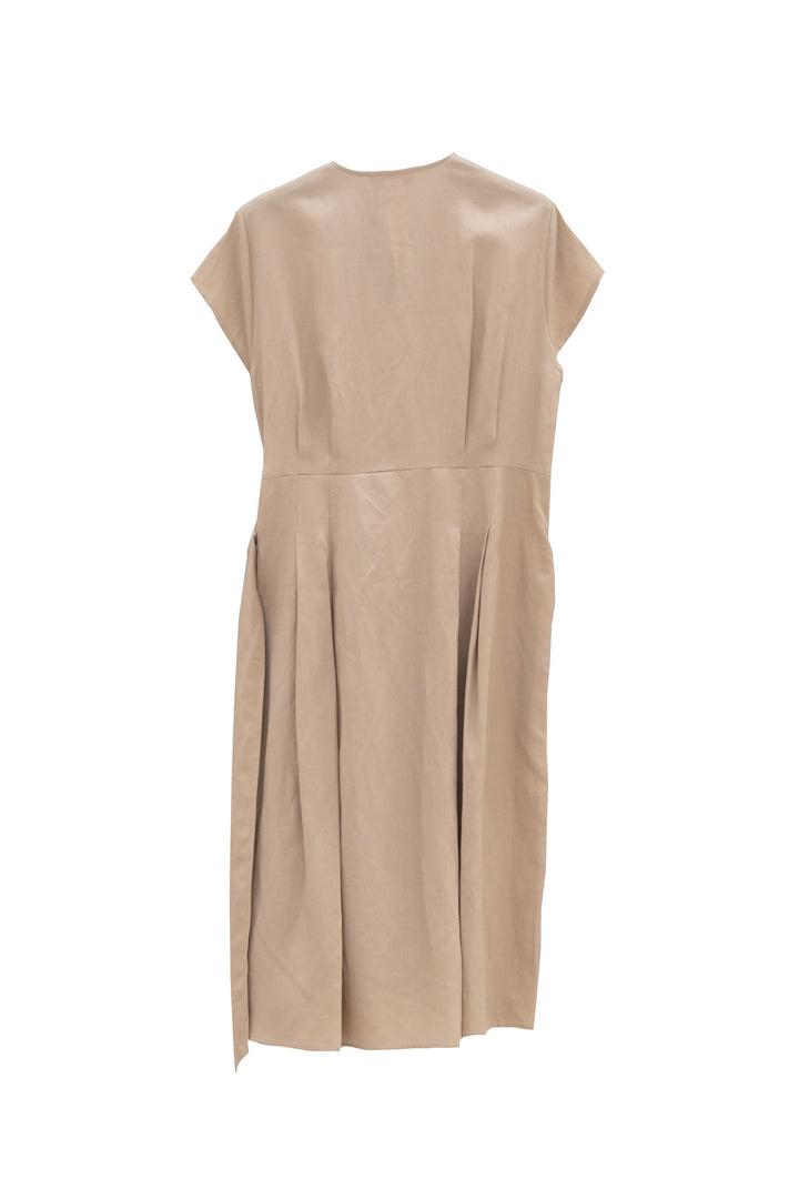 TWINSET Abito longuette corda in misto lino - Mancinelli 1954