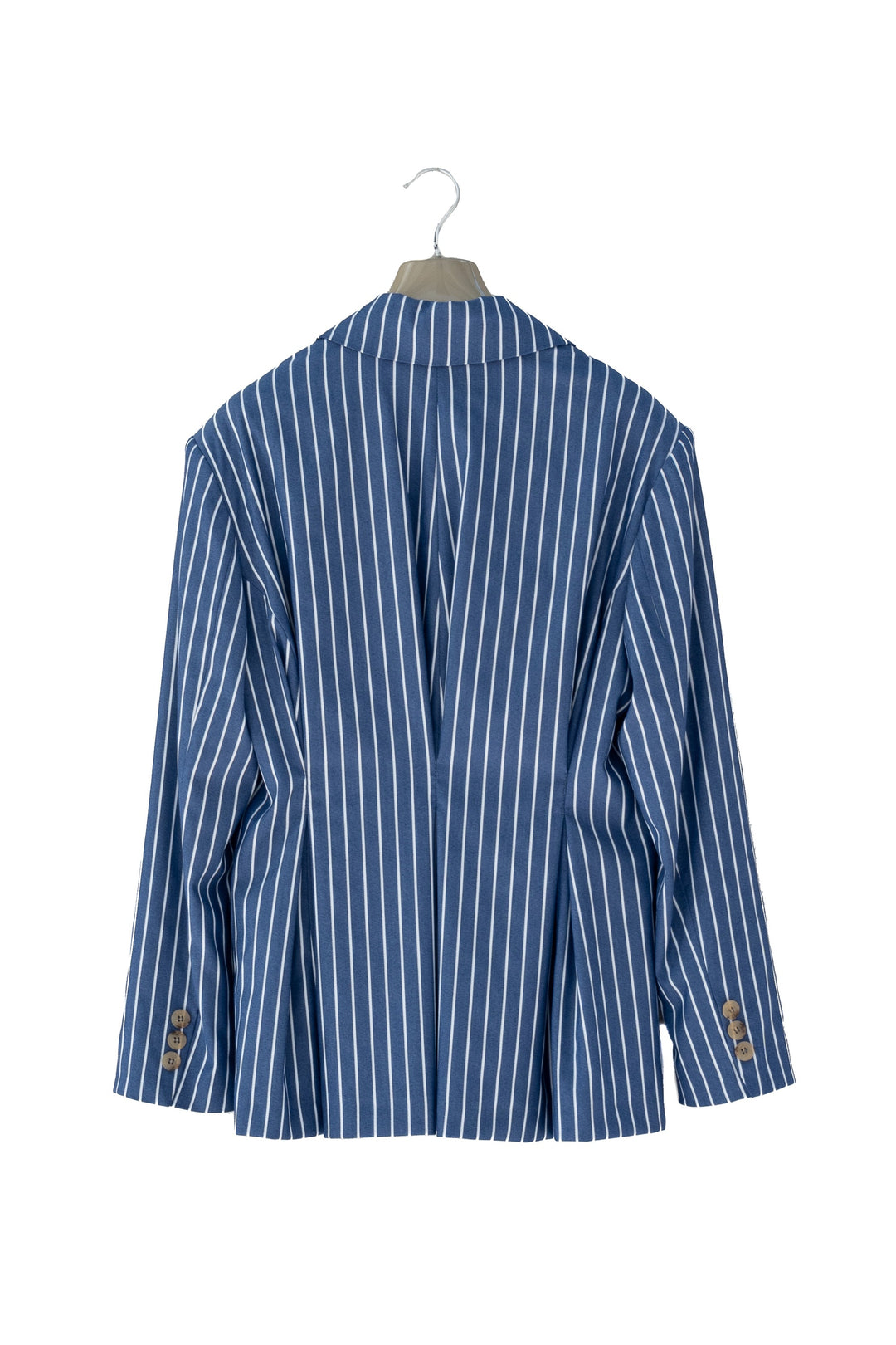 Maryley Giacca doppiopetto blu gessato - Mancinelli 1954
