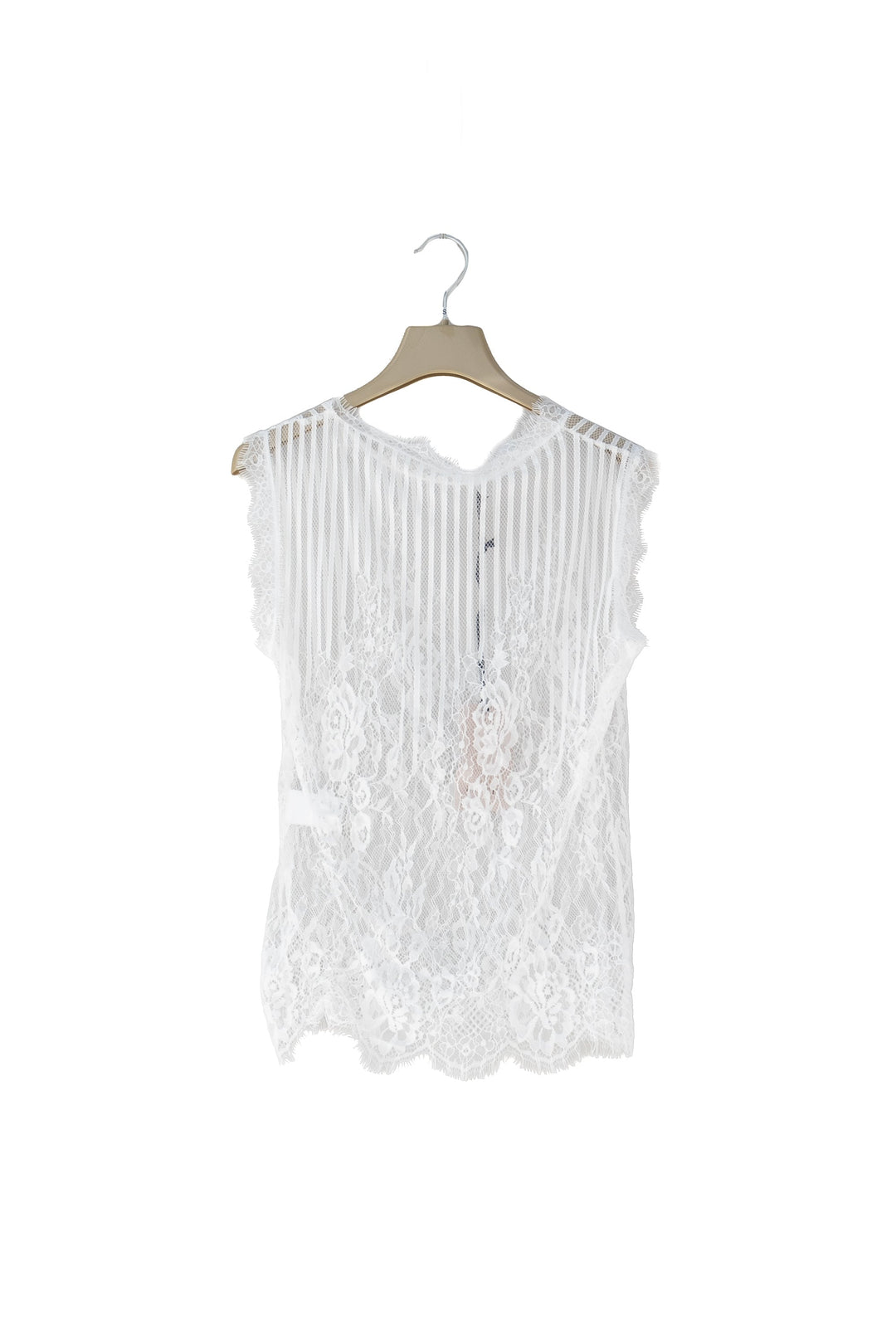 Maryley Top in pizzo bianco - Mancinelli 1954