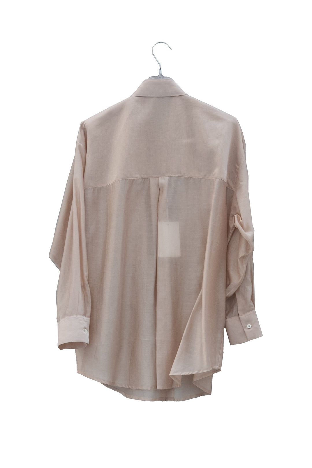 MOTEL Camicia beige in lyocell - Mancinelli 1954