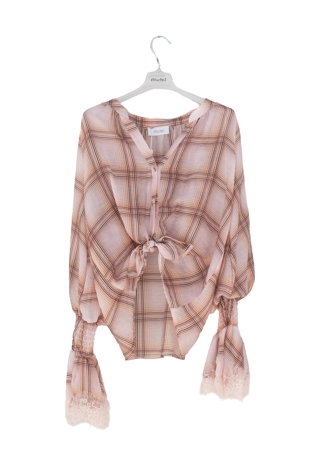 MOTEL Camicia a Quadri con Nodo Frontale - Mancinelli 1954