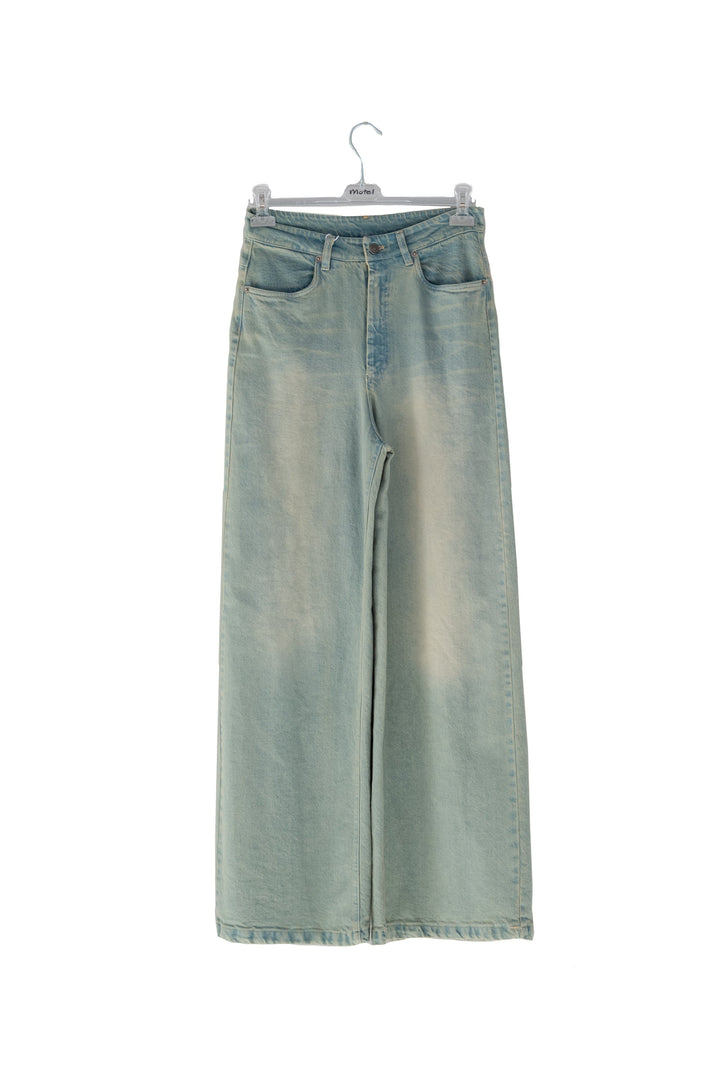 MOTEL Pantaloni in denim beige - Mancinelli 1954